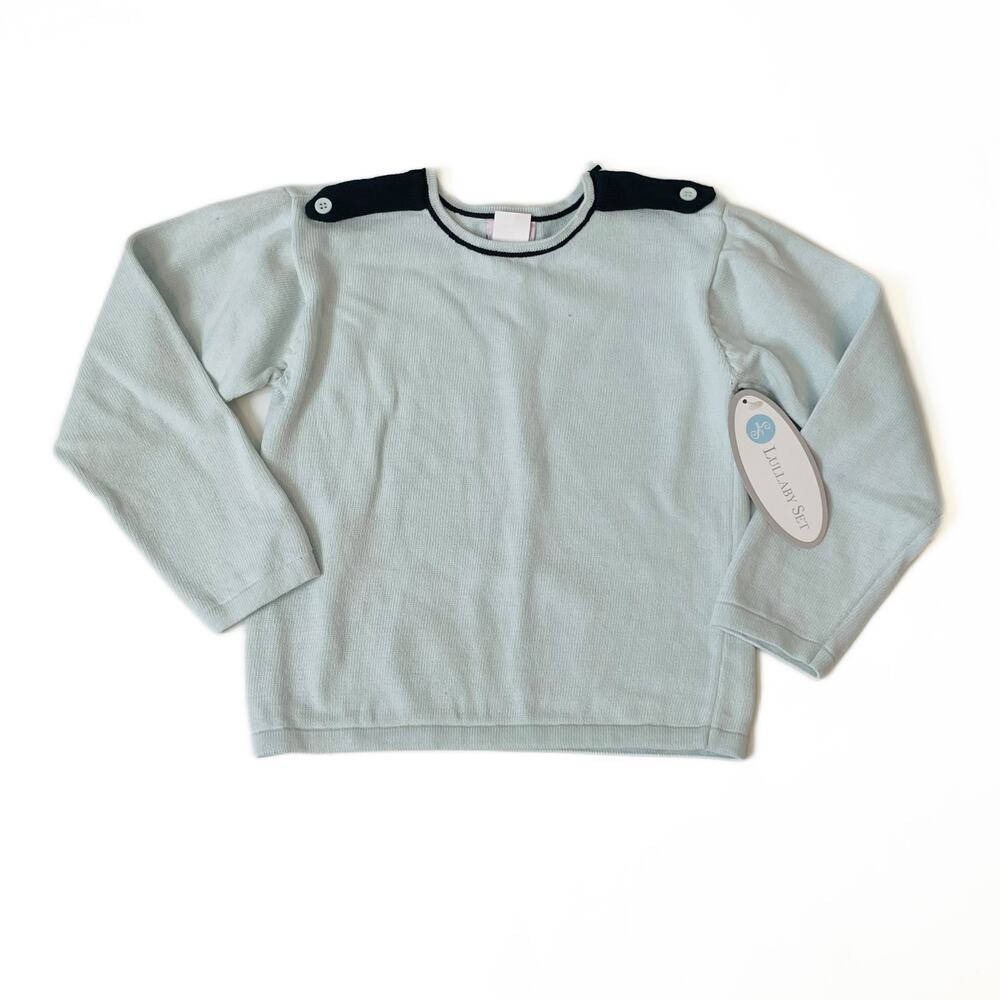 NWT Lullaby Set Size 6 Blue Tab Sweater